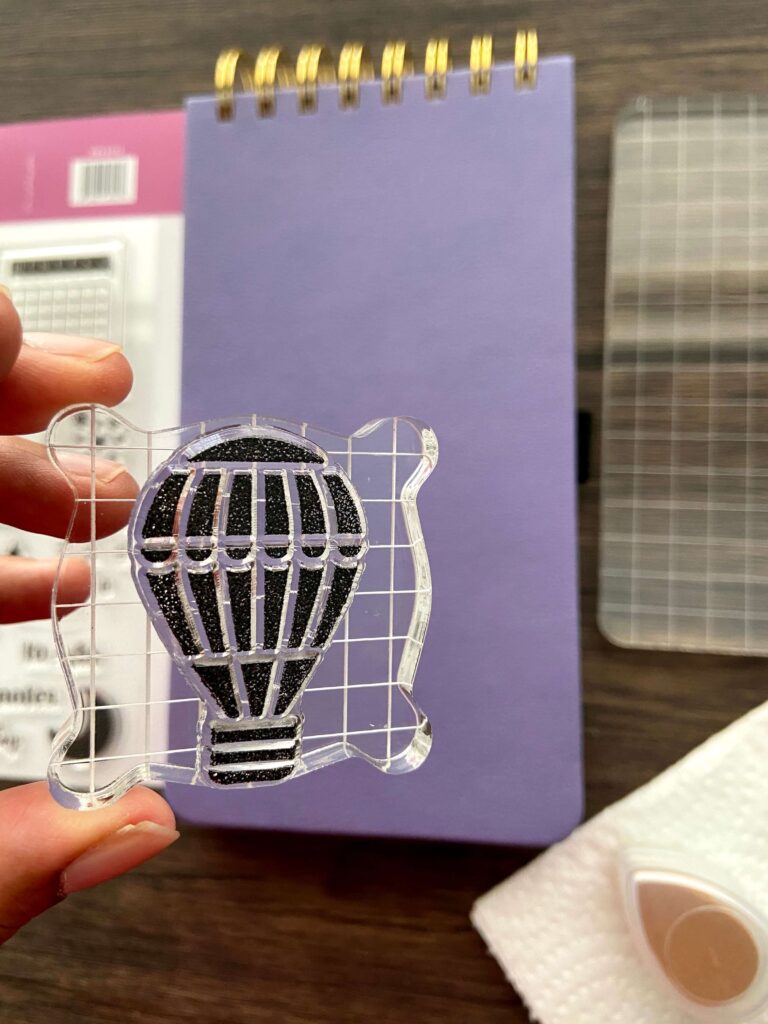 HOW TO STAMP WITH AN ACRYLIC BLOCK FOR BEGINNERS 