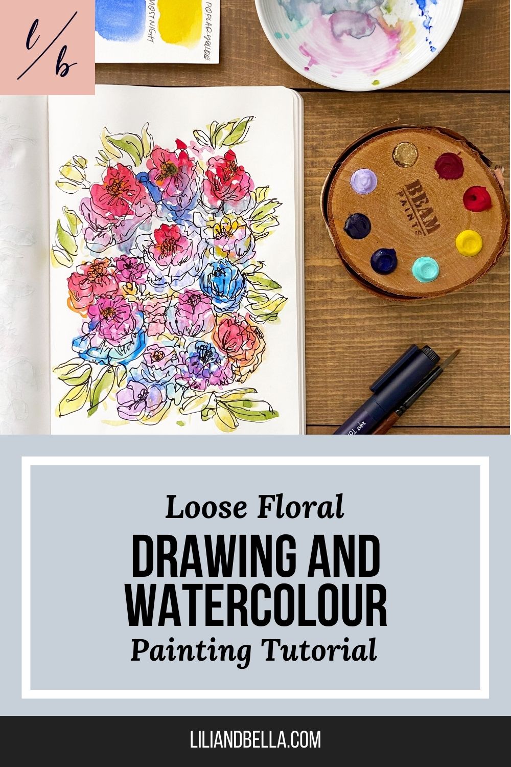 Best Watercolor Art Journal Supplies For Beginners - The Bella Insider
