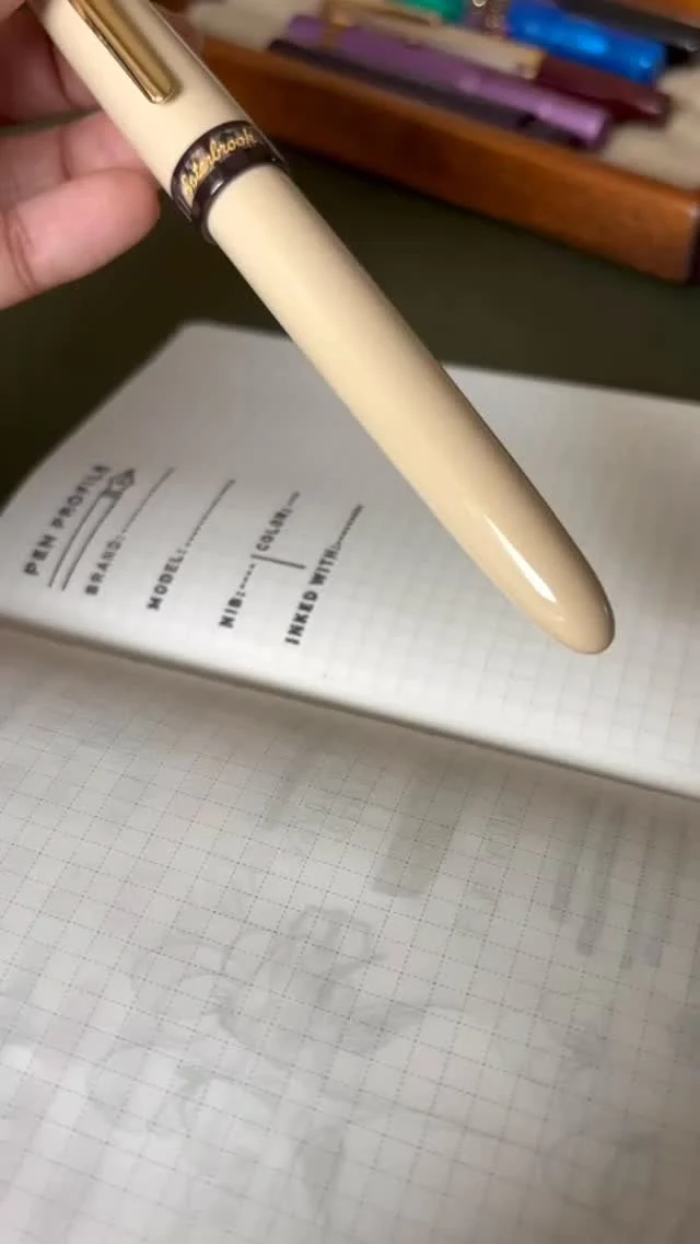 Here’s a writing and drawing sample using the Journaler nib (ground by Gena) in the Esterbrook x TheCoffeeMonsterzCo Estie. I’ve gotten questions about how it writes so hopefully this helps. I think it’s a great daily writer, especially if you have smaller writing.  #thecoffeemonsterzco #esterbrook #esterbrookpens #fountainpen #fountainpenwriting